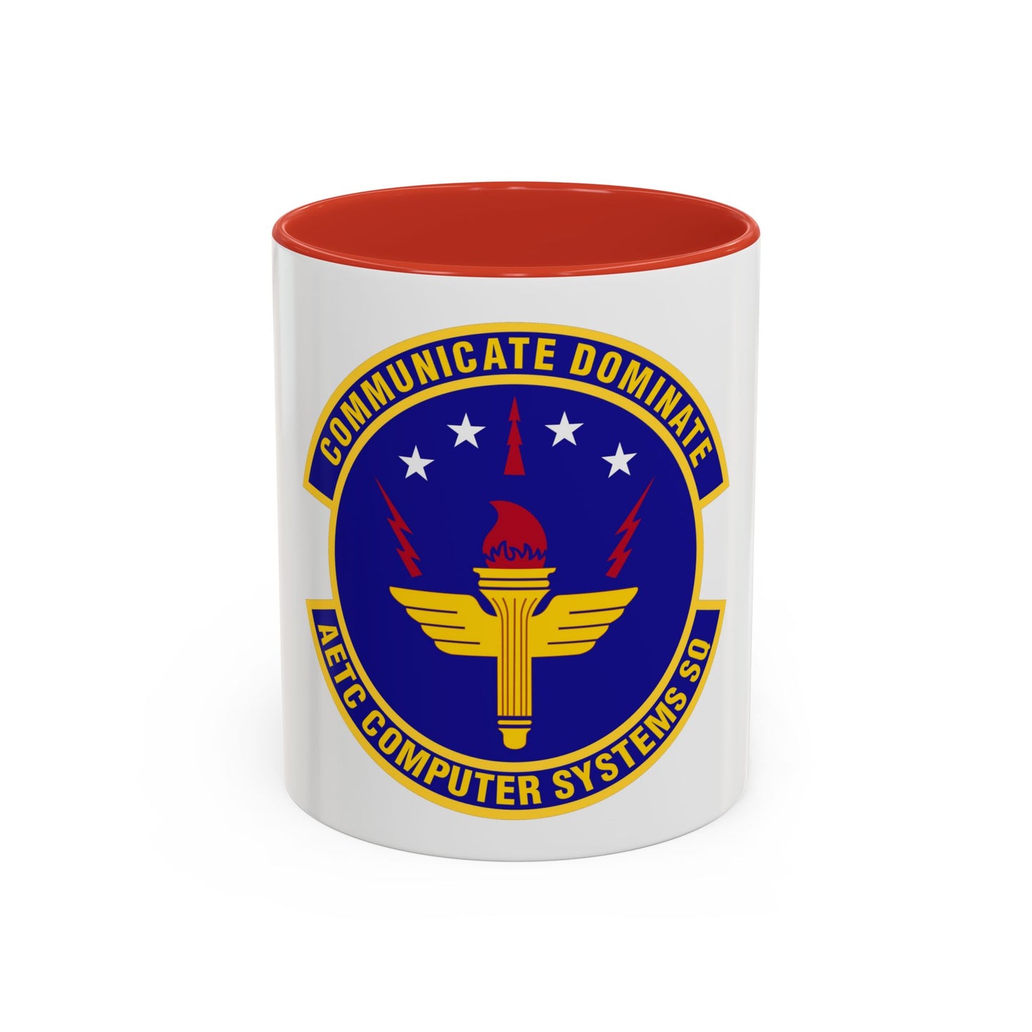 AETC Computer Systems Squadron (U.S. Air Force) Accent Coffee Mug