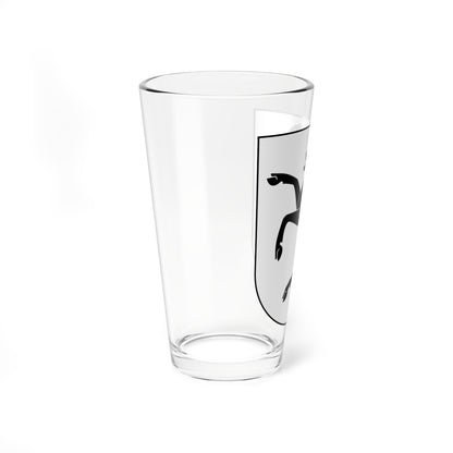 Daegerlen-blazon (Switzerland) (Coat of Arms) Pint Glass 16oz