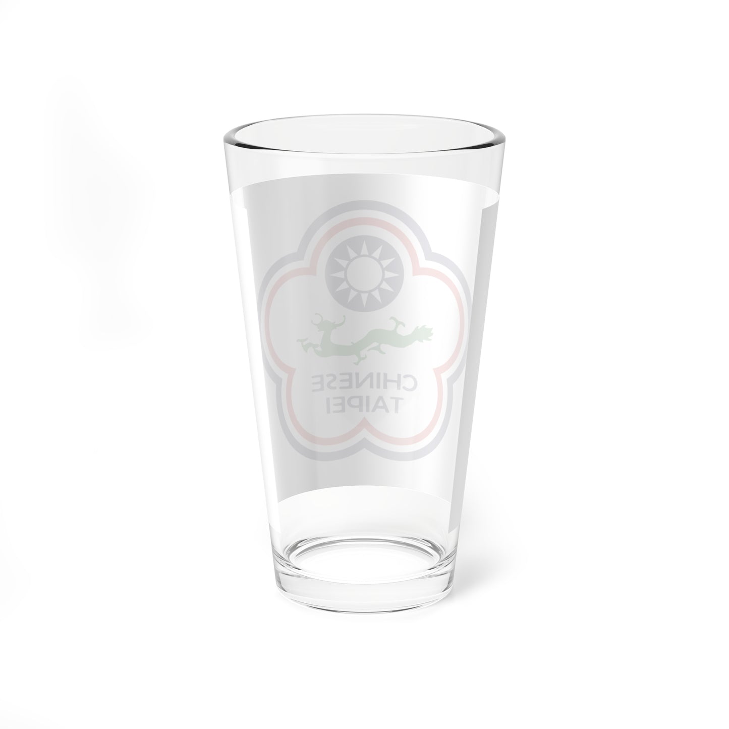 Flag of Chinese Taipei for Deaf 1997-2019 (China) Pint Glass 16oz
