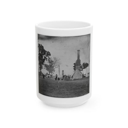 White House Landing, Va. Ruins Of The White House, Burnt During The Federal Evacuation (U.S. Civil War) White Coffee Mug