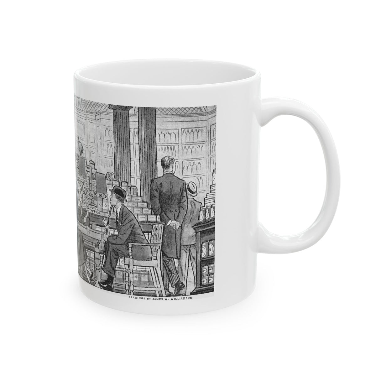 Fancy Town (2) - White Coffee Mug