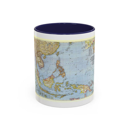 Asia - Southeast (1944) (Map) Accent Coffee Mug
