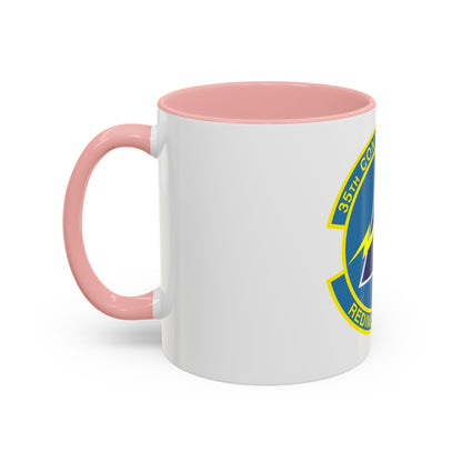 35th Contracting Squadron (U.S. Air Force) Accent Coffee Mug