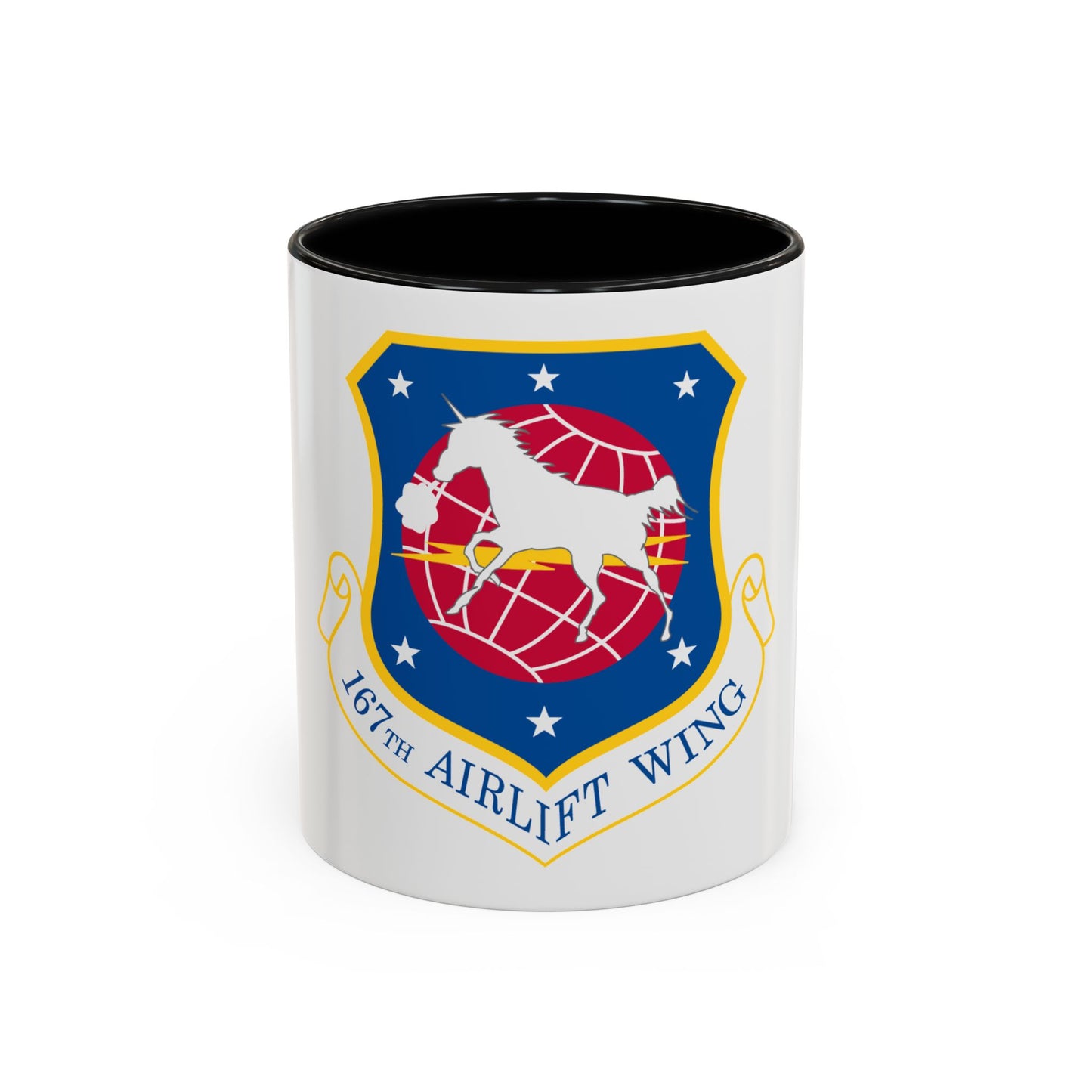 167th Airlift Wing (U.S. Air Force) Accent Coffee Mug