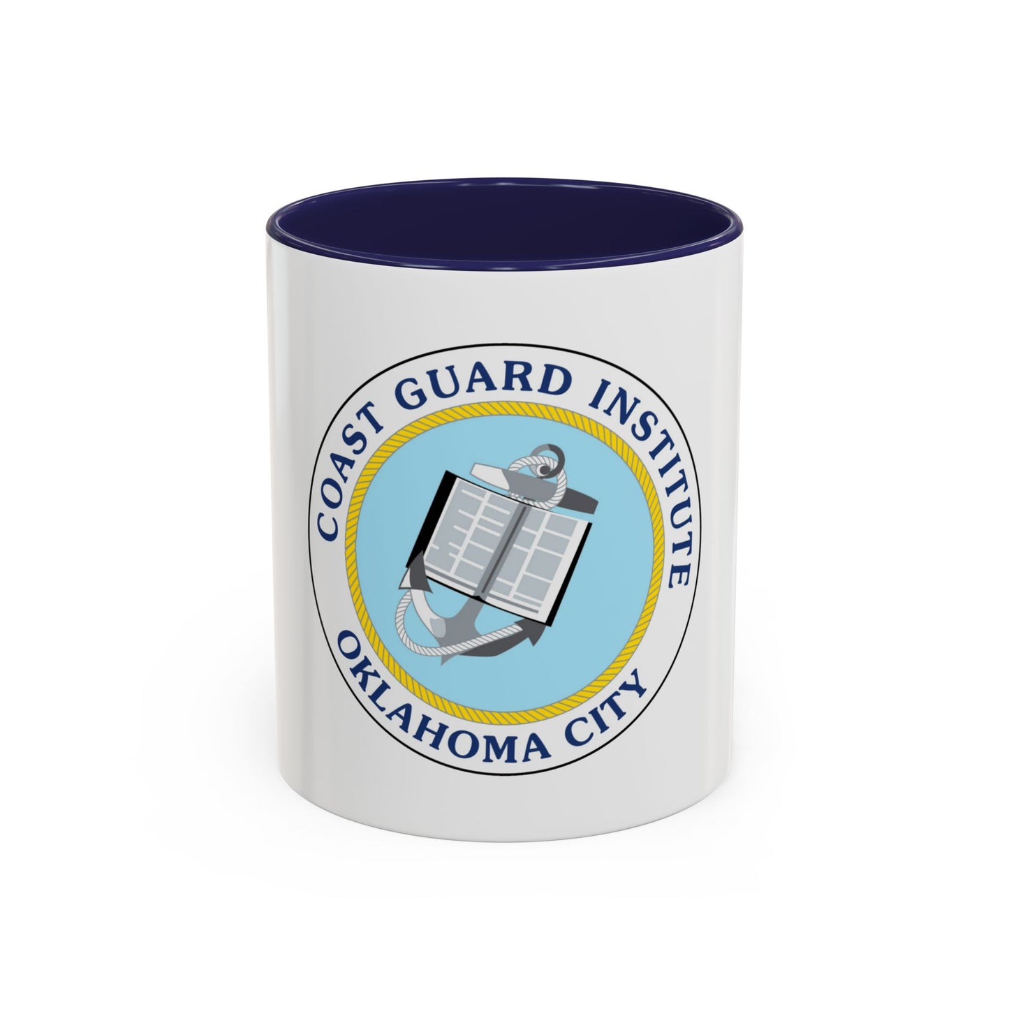 USCG Institute Oklahoma City 2 (U.S. Coast Guard) Accent Coffee Mug
