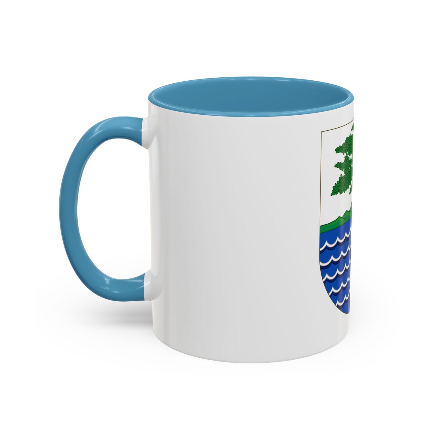 Coat of Arms of the Portuguese and Spanish Guinea - Accent Coffee Mug