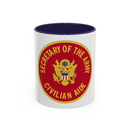 Civilian Aide to the Secretary of the (U.S. Army) Accent Coffee Mug