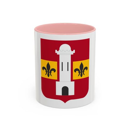740th Antiaircraft Artillery Gun Battalion v2 (U.S. Army) Accent Coffee Mug