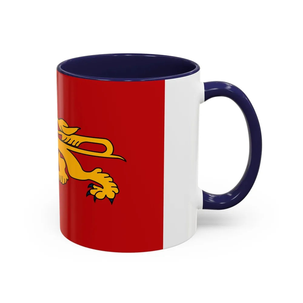 Flag of Aquitaine France - Accent Coffee Mug-Go Mug Yourself