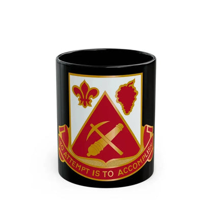 231 Engineer Combat Battalion (U.S. Army) Black Coffee Mug 11oz - Go Mug Yourself