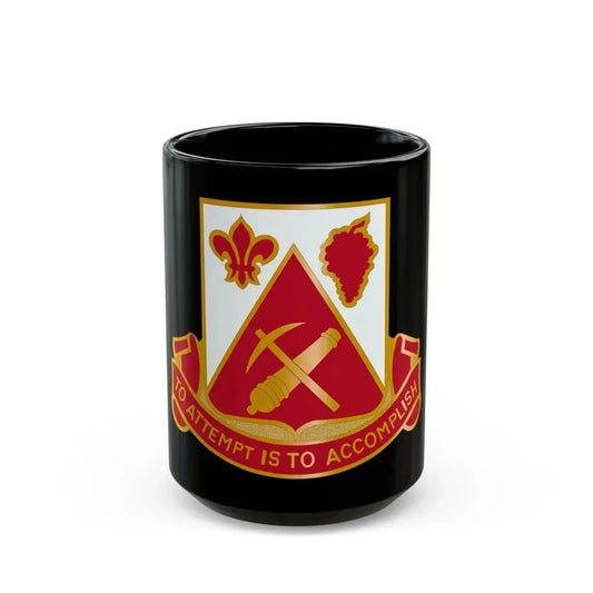 231 Engineer Combat Battalion (U.S. Army) Black Coffee Mug 15oz - Go Mug Yourself