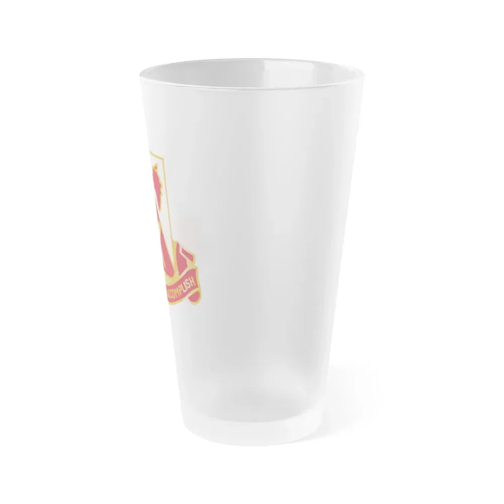 231 Engineer Combat Battalion (U.S. Army) Frosted Pint Glass 16oz - Go Mug Yourself
