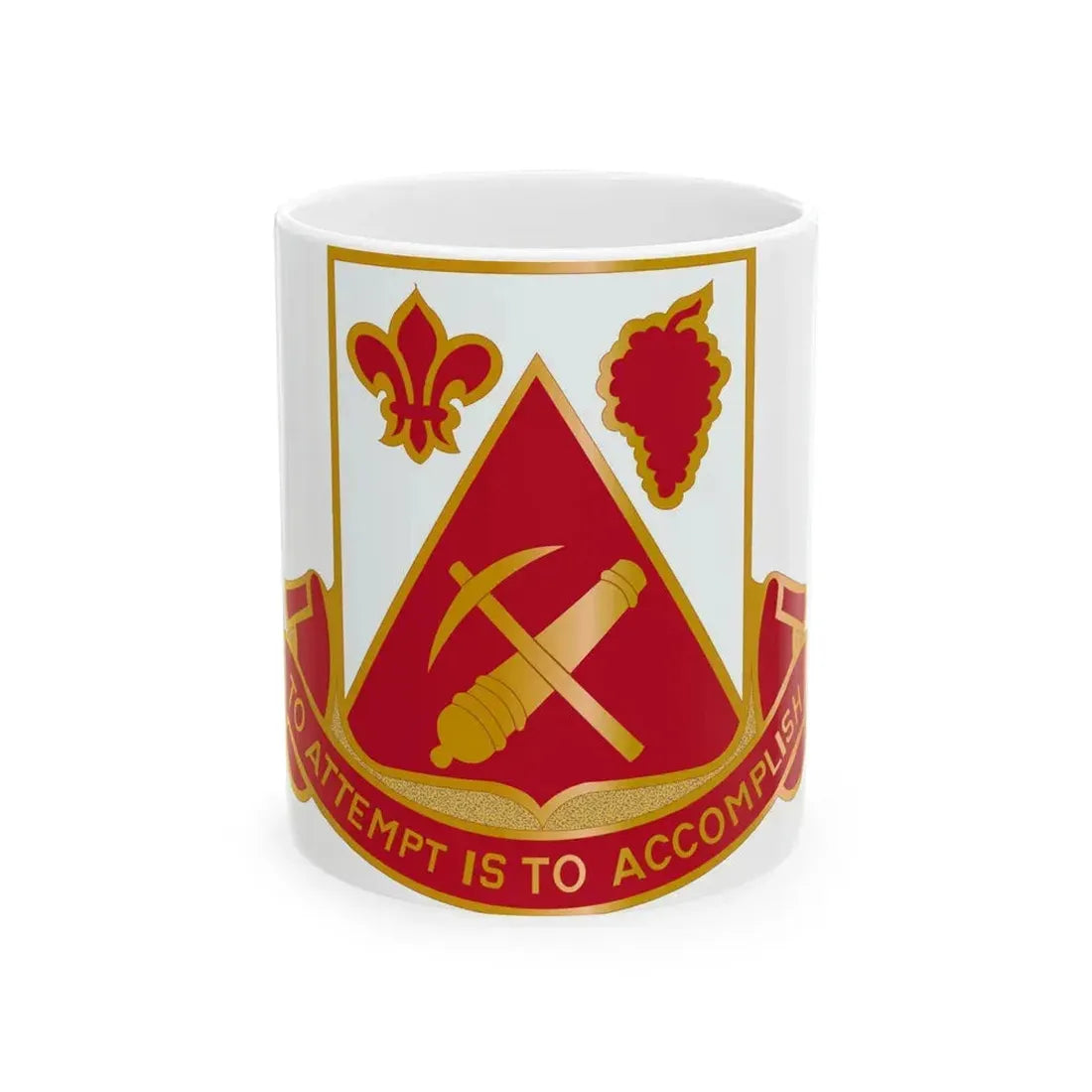 231 Engineer Combat Battalion (U.S. Army) White Coffee Mug 11oz - Go Mug Yourself