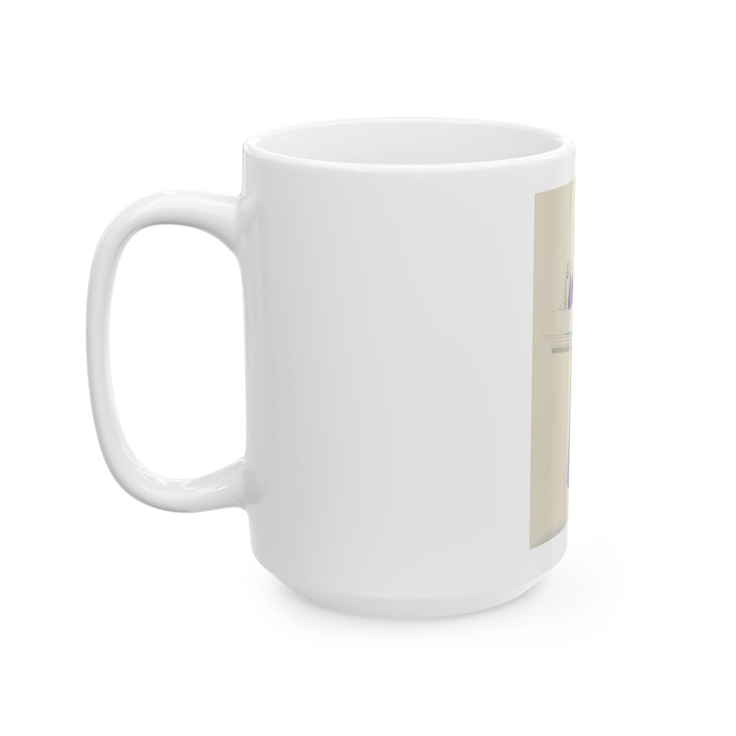 Girl with Hat Box, Coca-Cola advertisement - White Coffee Mug