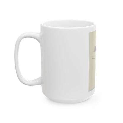 Girl with Hat Box, Coca-Cola advertisement - White Coffee Mug