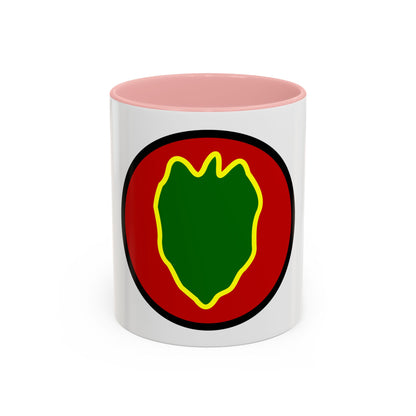 24 Infantry Division SSI (U.S. Army) Accent Coffee Mug