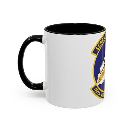 40th Airlift Squadron (U.S. Air Force) Accent Coffee Mug