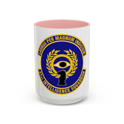 21st Intelligence Squadron (U.S. Air Force) Accent Coffee Mug