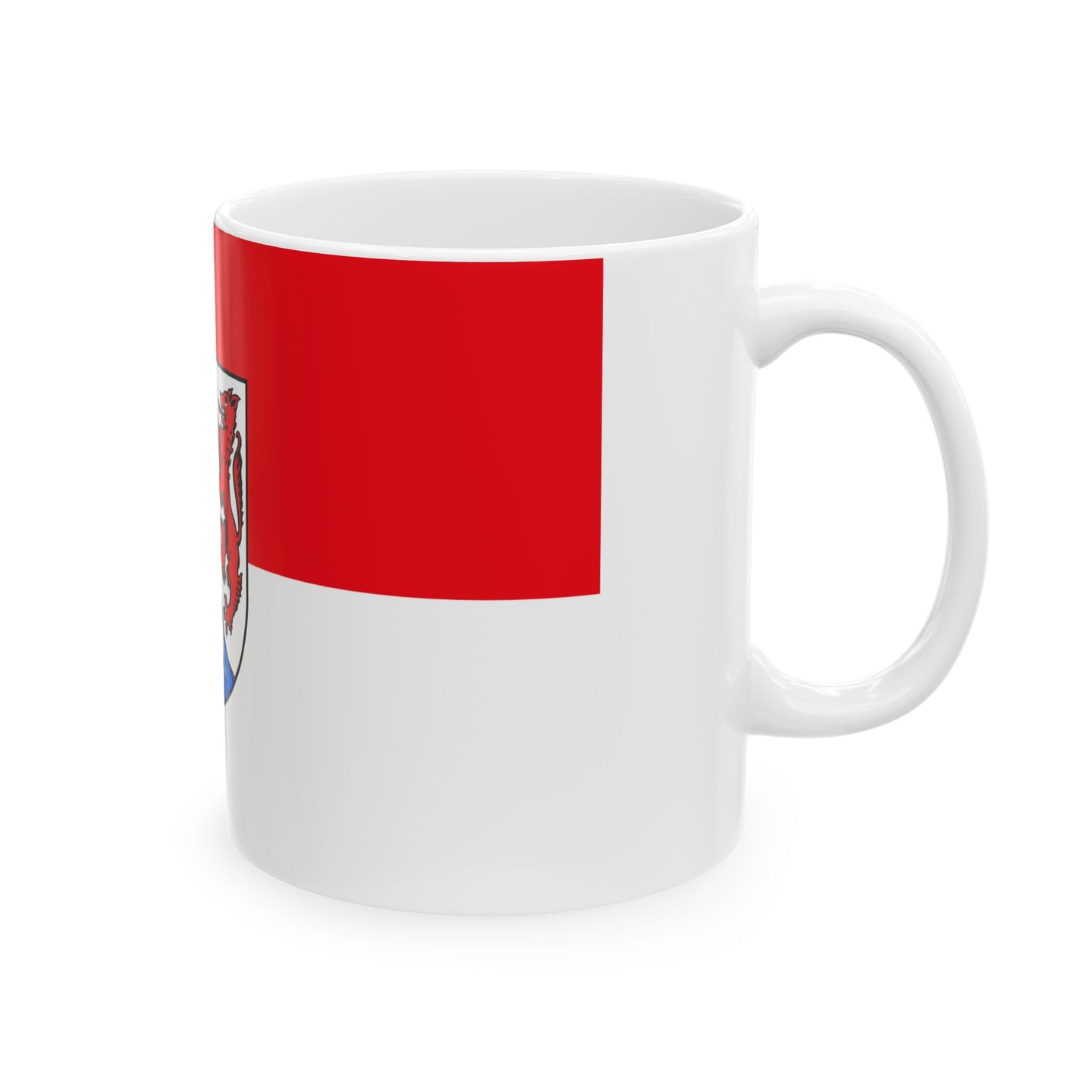 Flag of Freyung Grafenau Germany - White Coffee Mug