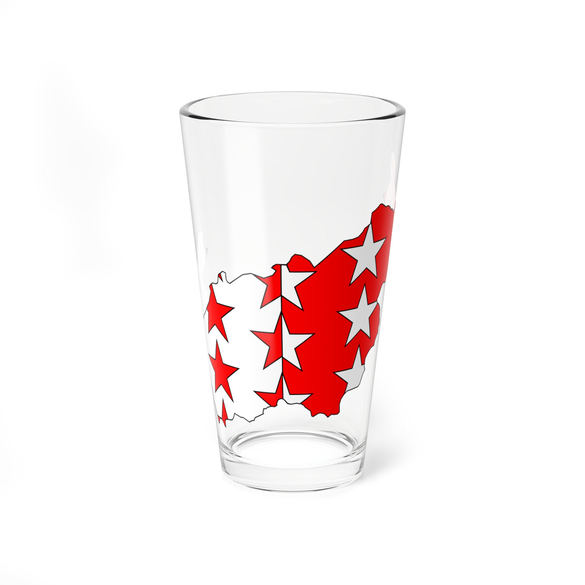 Canton du Valais (Switzerland) Pint Glass 16oz