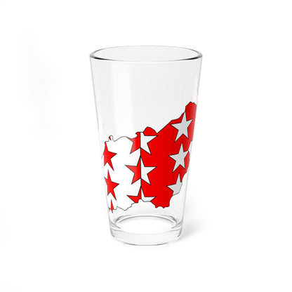Canton du Valais (Switzerland) Pint Glass 16oz
