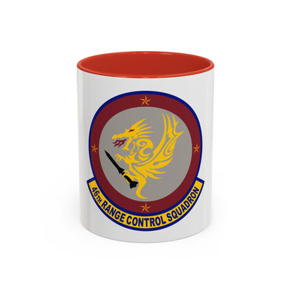 46 Range Control Squadron AFMC (U.S. Air Force) Accent Coffee Mug