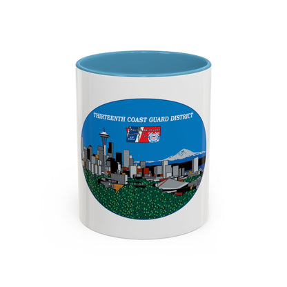 13th CG District Pacific Northwest (U.S. Coast Guard) Accent Coffee Mug