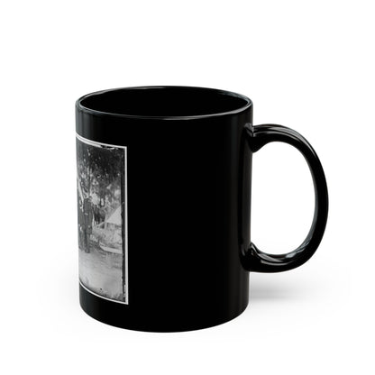Portrait Of Maj. Gen. Jefferson Davis, Officer Of The Federal Army, And Staff, Washington, D.C. (U.S. Civil War) Black Coffee Mug