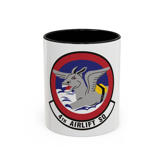 4th Airlift Squadron (U.S. Air Force) Accent Coffee Mug