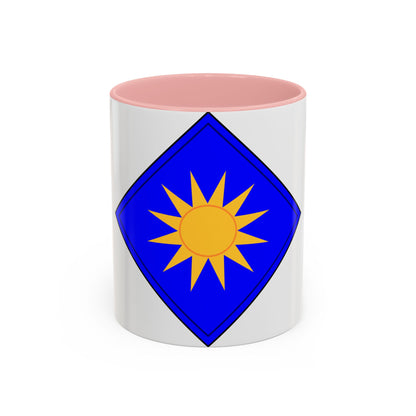 40th Infantry Division CSIB (U.S. Army) Accent Coffee Mug