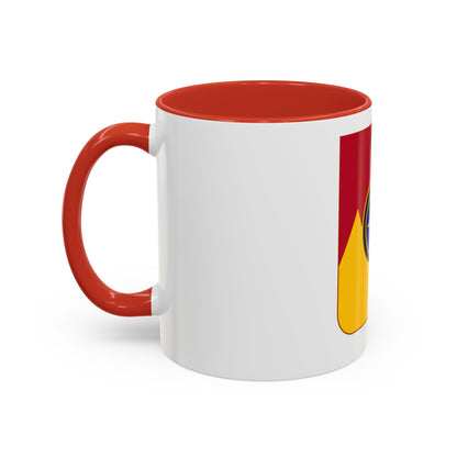 607th Armored Field Artillery Battalion v2 (U.S. Army) Accent Coffee Mug