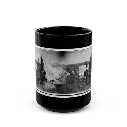 Antietam, Md. Col. John S. Crocker, Lt. Col. Benjamin C. Butler, And Adjutant Of 93d New York Volunteers (U.S. Civil War) Black Coffee Mug