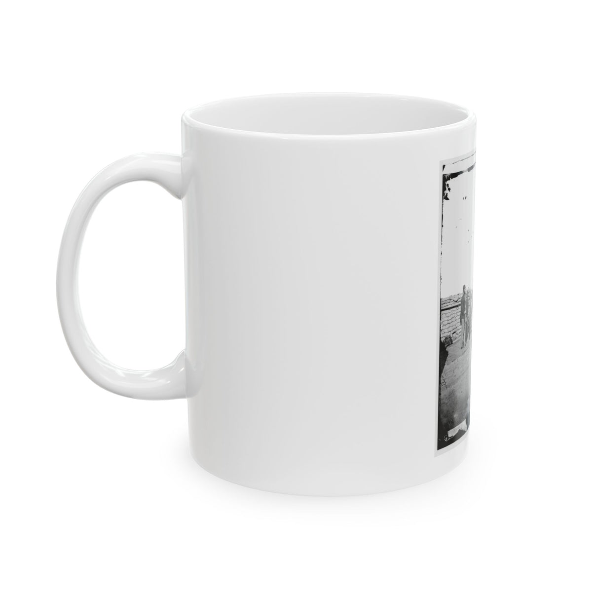A Parrott Gun (Trained On Sumter ) (U.S. Civil War) White Coffee Mug