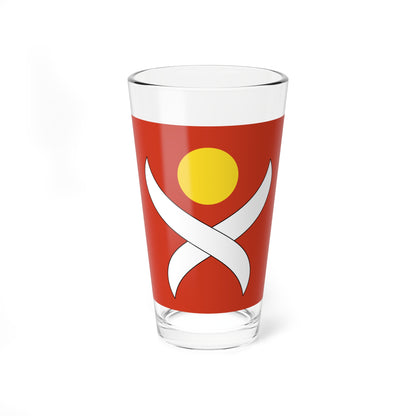 CHE Leimbach ZH Flag (Switzerland) Pint Glass 16oz