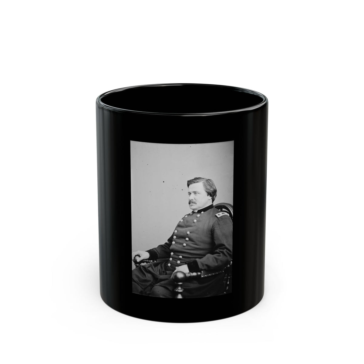 A. Mccook (U.S. Civil War) Black Coffee Mug