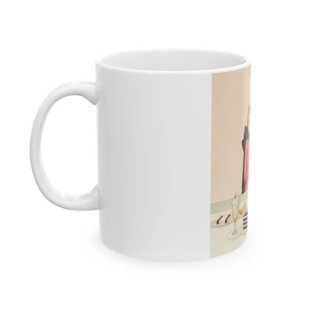 Collier's cover, November 26, 1938 - White Coffee Mug-Go Mug Yourself