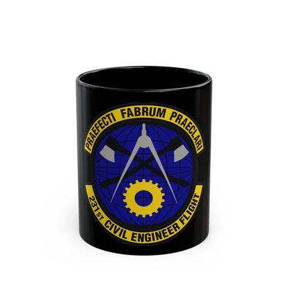 231st Civil Engineer Flight (U.S. Air Force) Black Coffee Mug-11oz-Go Mug Yourself