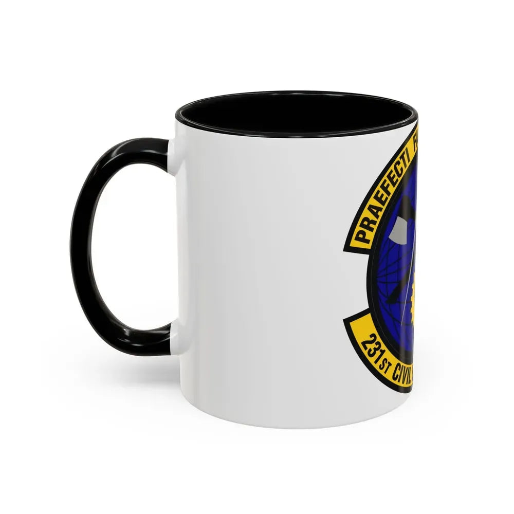 231st Civil Engineer Flight (U.S. Air Force) Accent Coffee Mug - Go Mug Yourself