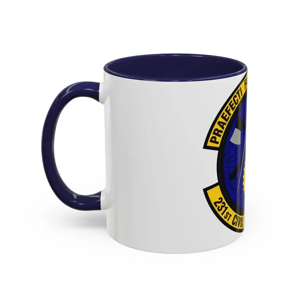 231st Civil Engineer Flight (U.S. Air Force) Accent Coffee Mug - Go Mug Yourself