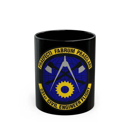 231st Civil Engineer Flight (U.S. Air Force) Black Coffee Mug 11oz - Go Mug Yourself