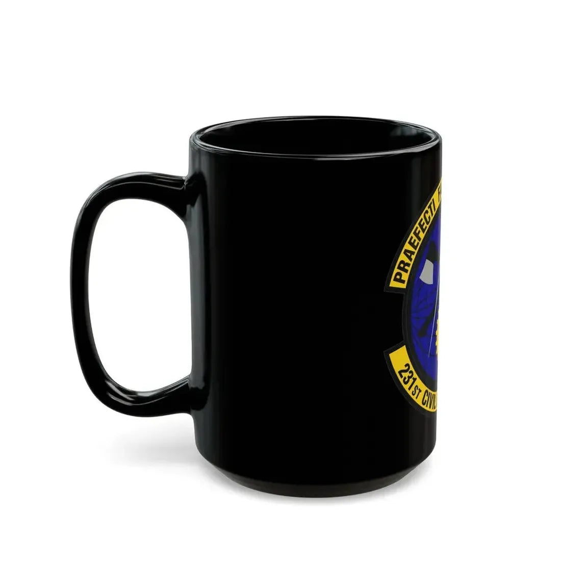 231st Civil Engineer Flight (U.S. Air Force) Black Coffee Mug - Go Mug Yourself