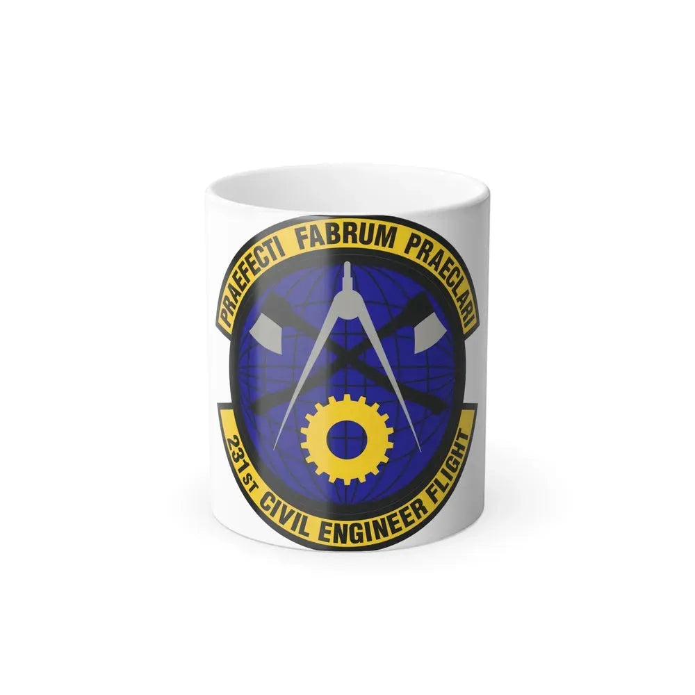 231st Civil Engineer Flight (U.S. Air Force) Color Changing Coffee Mug 11oz - Go Mug Yourself