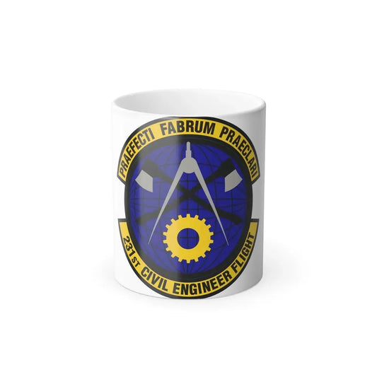 231st Civil Engineer Flight (U.S. Air Force) Color Changing Coffee Mug 11oz - Go Mug Yourself