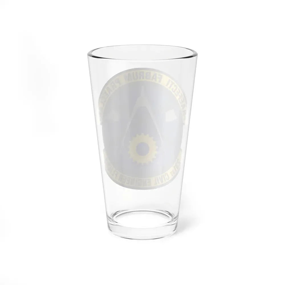 231st Civil Engineer Flight (U.S. Air Force) Pint Glass 16oz - Go Mug Yourself