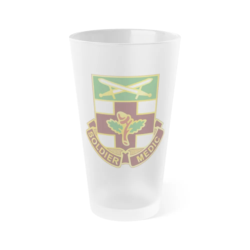 232 Medical Battalion (U.S. Army) Frosted Pint Glass 16oz-Go Mug Yourself