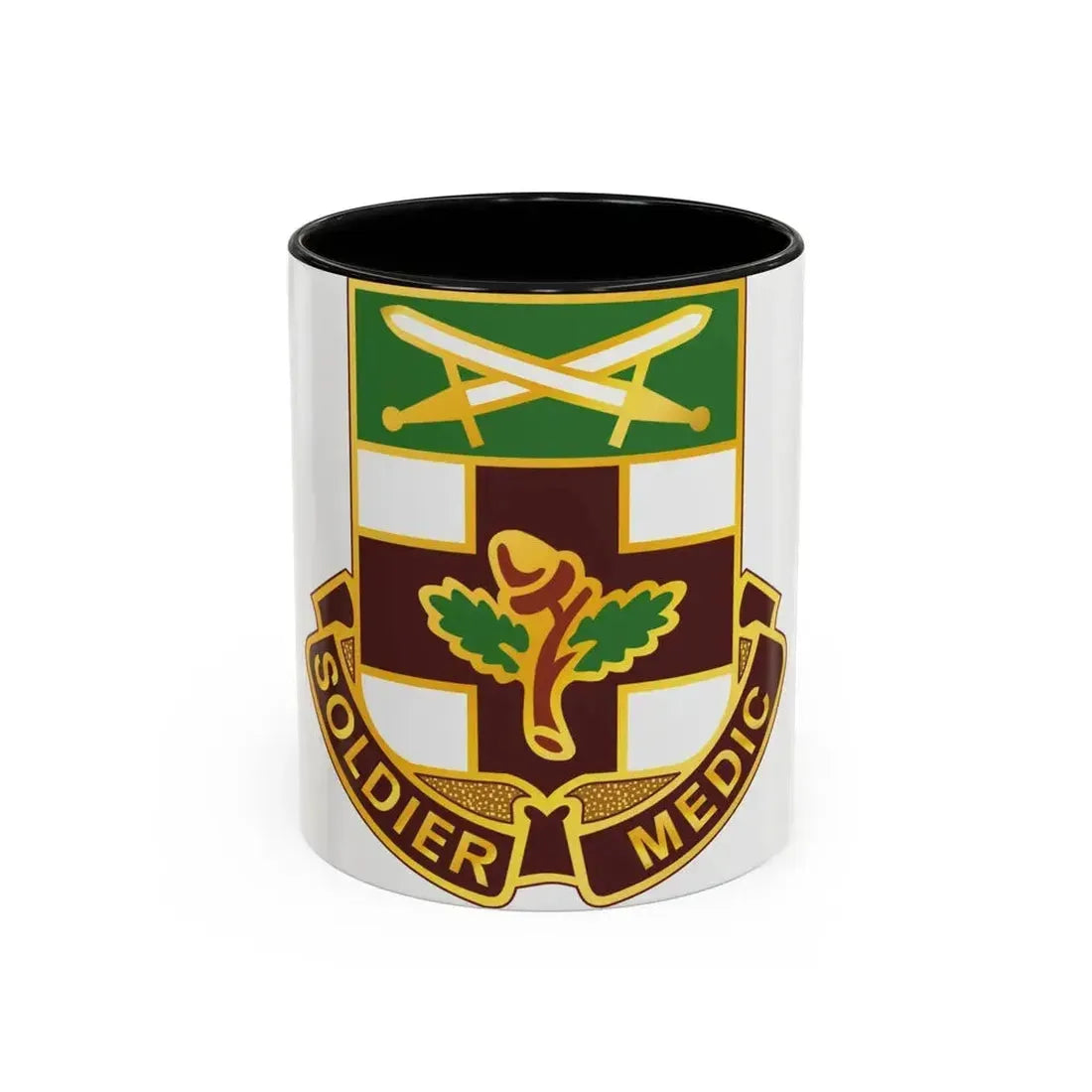 232 Medical Battalion (U.S. Army) Accent Coffee Mug 11oz Black - Go Mug Yourself