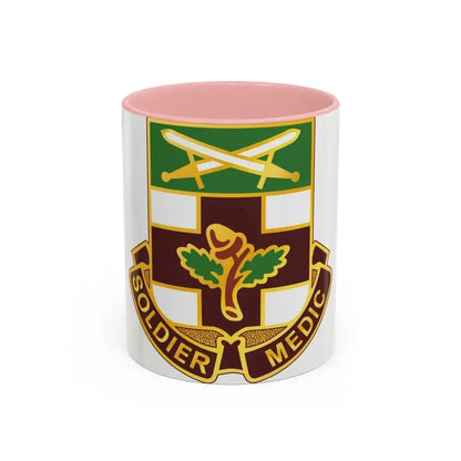 232 Medical Battalion (U.S. Army) Accent Coffee Mug 11oz Pink - Go Mug Yourself