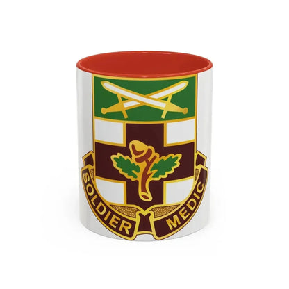 232 Medical Battalion (U.S. Army) Accent Coffee Mug 11oz Red - Go Mug Yourself