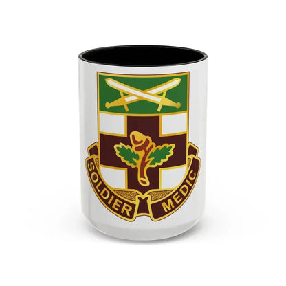 232 Medical Battalion (U.S. Army) Accent Coffee Mug 15oz Black - Go Mug Yourself
