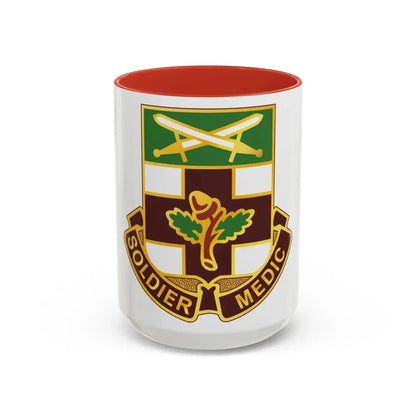 232 Medical Battalion (U.S. Army) Accent Coffee Mug 15oz Red - Go Mug Yourself